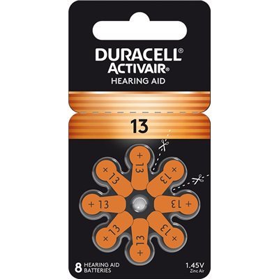 40% OFF Duracell Activair MF Batteries, size 13 (10 cards of 8 batteries) - ONLY 1
