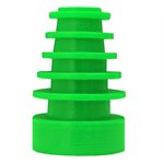 Grason MO Series Single Use Eartips - Flanged, 5-8mm, Green (100 / pk)